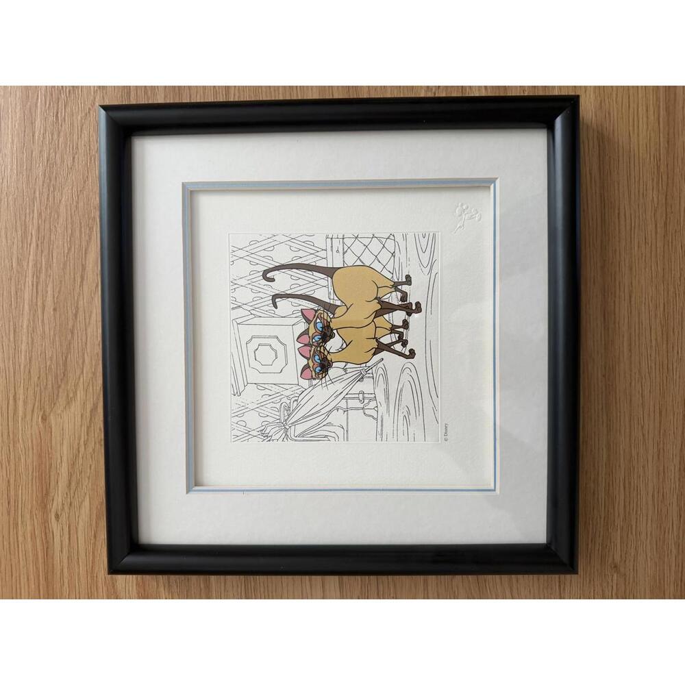 Super-duper RARE. “Lady and the Tramp” serigraph w/cert.